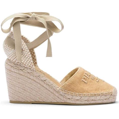 espadrillas zeppa prada|Prada Espadrilles for Women .